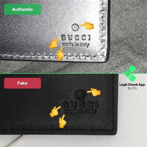 gucci fake vs real wallet|gucci wallet authenticity check.